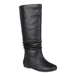 Journee Women's Jayne Slouchy Knee High Boots Black Size 10 M